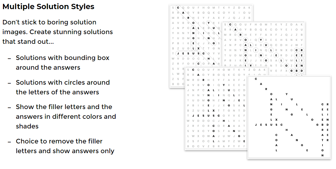 instant puzzle generator features 15 multiple solutions